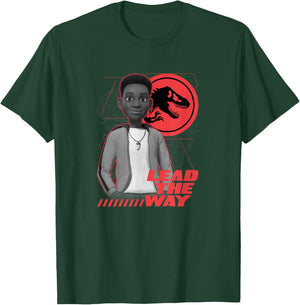 Jurassic World: Camp Cretaceous Darius Lead The Way T-Shirt - T-Shirt | Forest