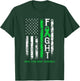 Spinal Cord Injury Warrior US Flag T-Shirt - T-Shirt | Forest