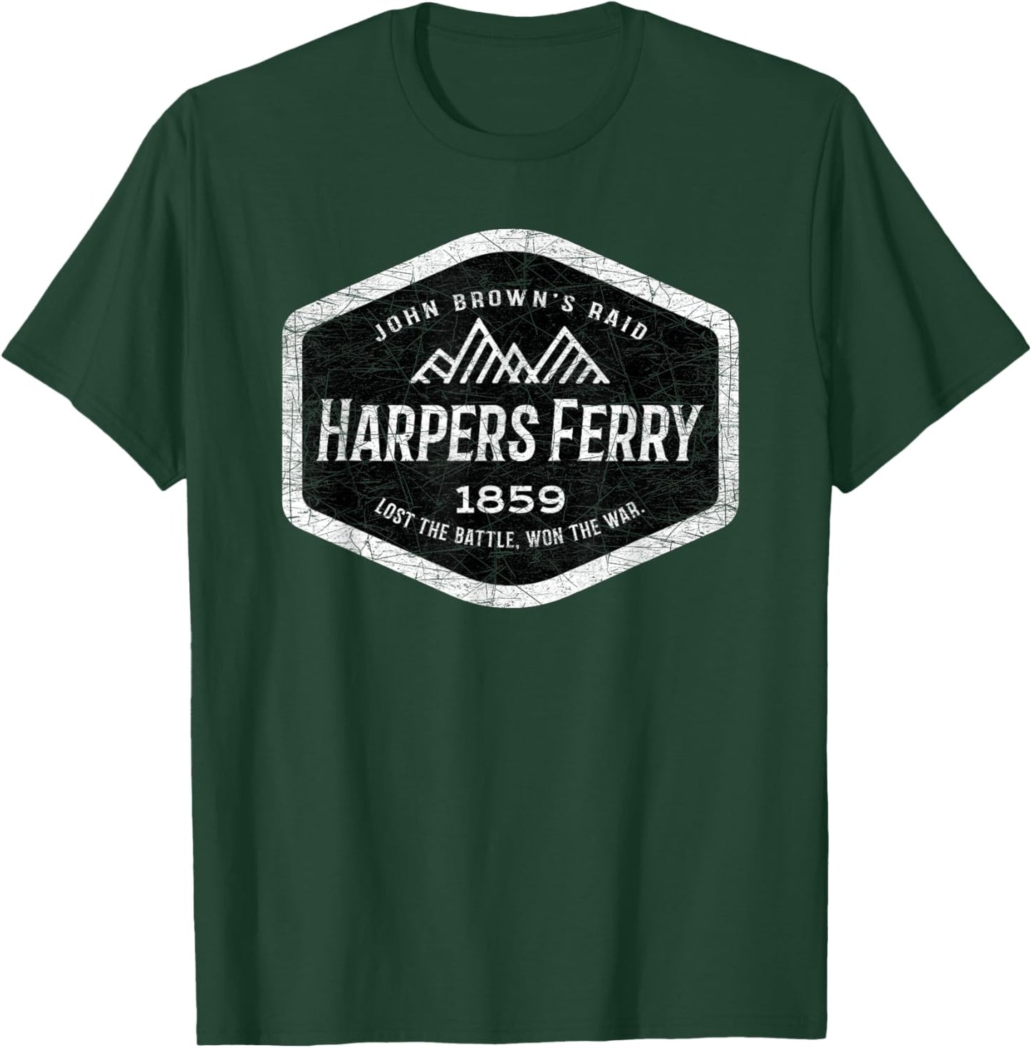 Harpers Ferry: John Brown's Civil War Abolitionist T-Shirt - T-Shirt | Forest