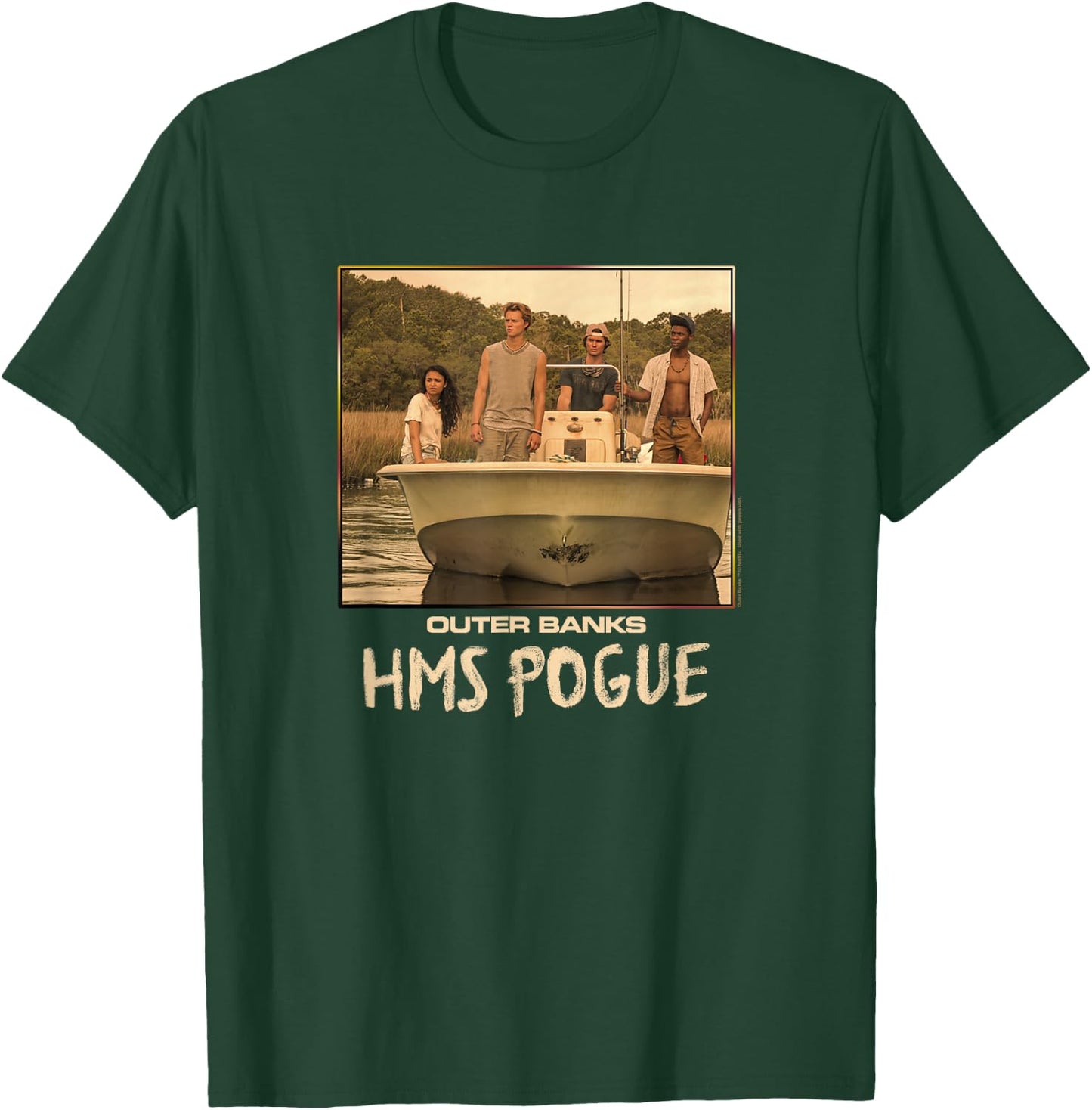 Outer Banks HMS Pogue T-Shirt - T-Shirt | Forest