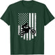 American Flag Motorcross Braap Dirt Bike T-Shirt - T-Shirt | Forest