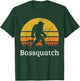 Bassquatch Funny Bass Fishing Sasquatch Bigfoot Vintage Gift T-Shirt - T-Shirt | Forest