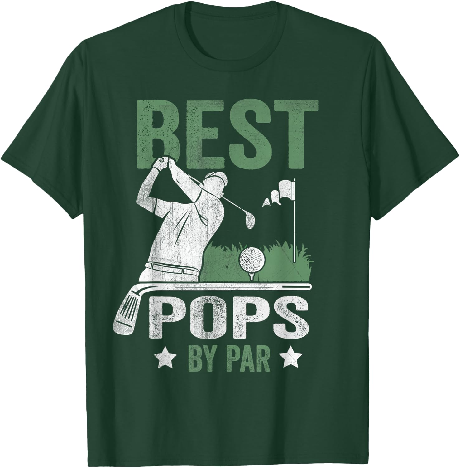 Best Pops By Par Father's Day Golf Gift T-Shirt - T-Shirt | Forest