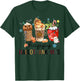 Happy Hallothanksmas Coffee Halloween Thanksgiving Christmas T-Shirt - T-Shirt | Forest