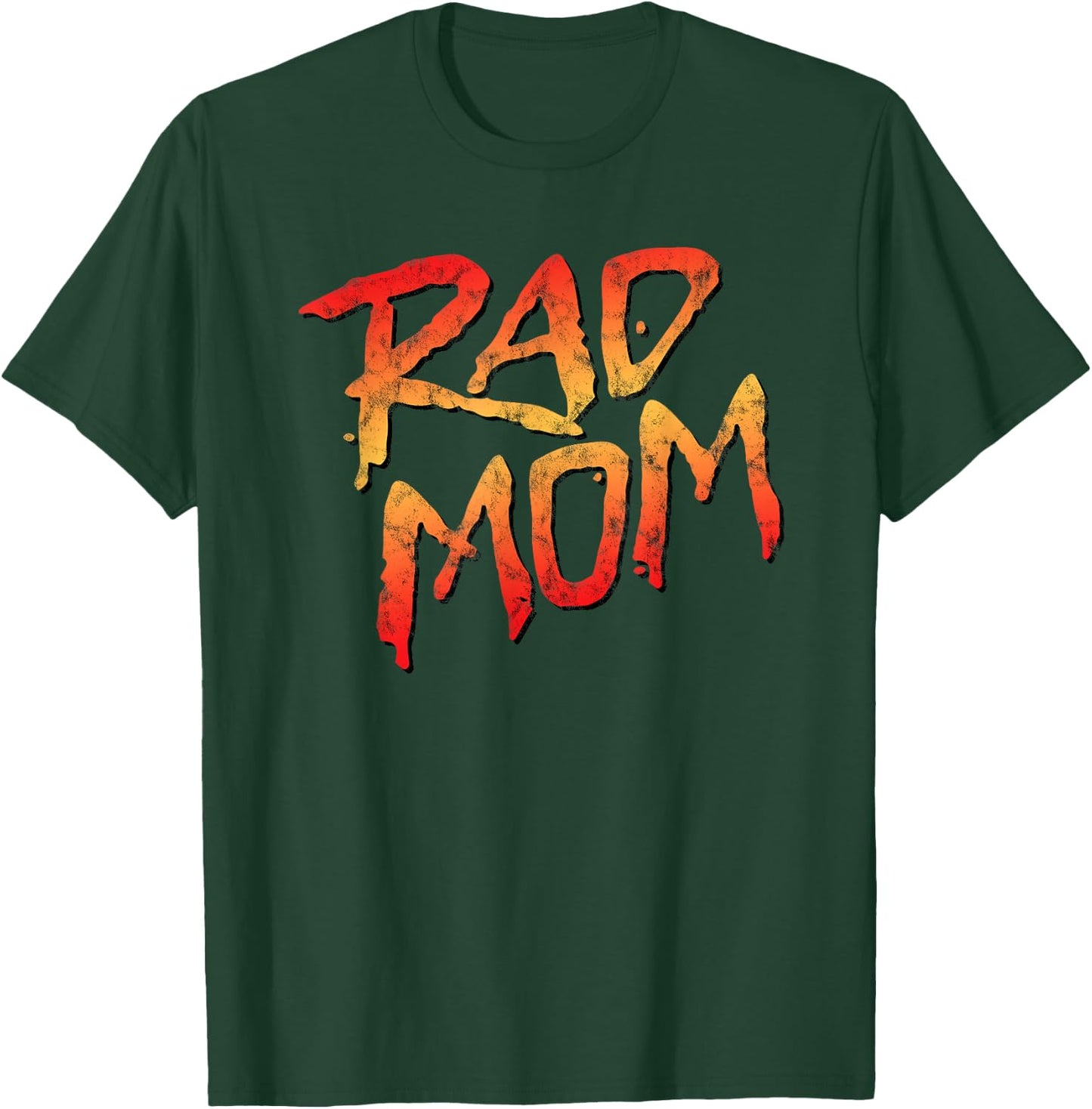 RAD MOM - 80s Nostalgic Gift Mom, Birthday Mother's Day T-Shirt - T-Shirt | Forest