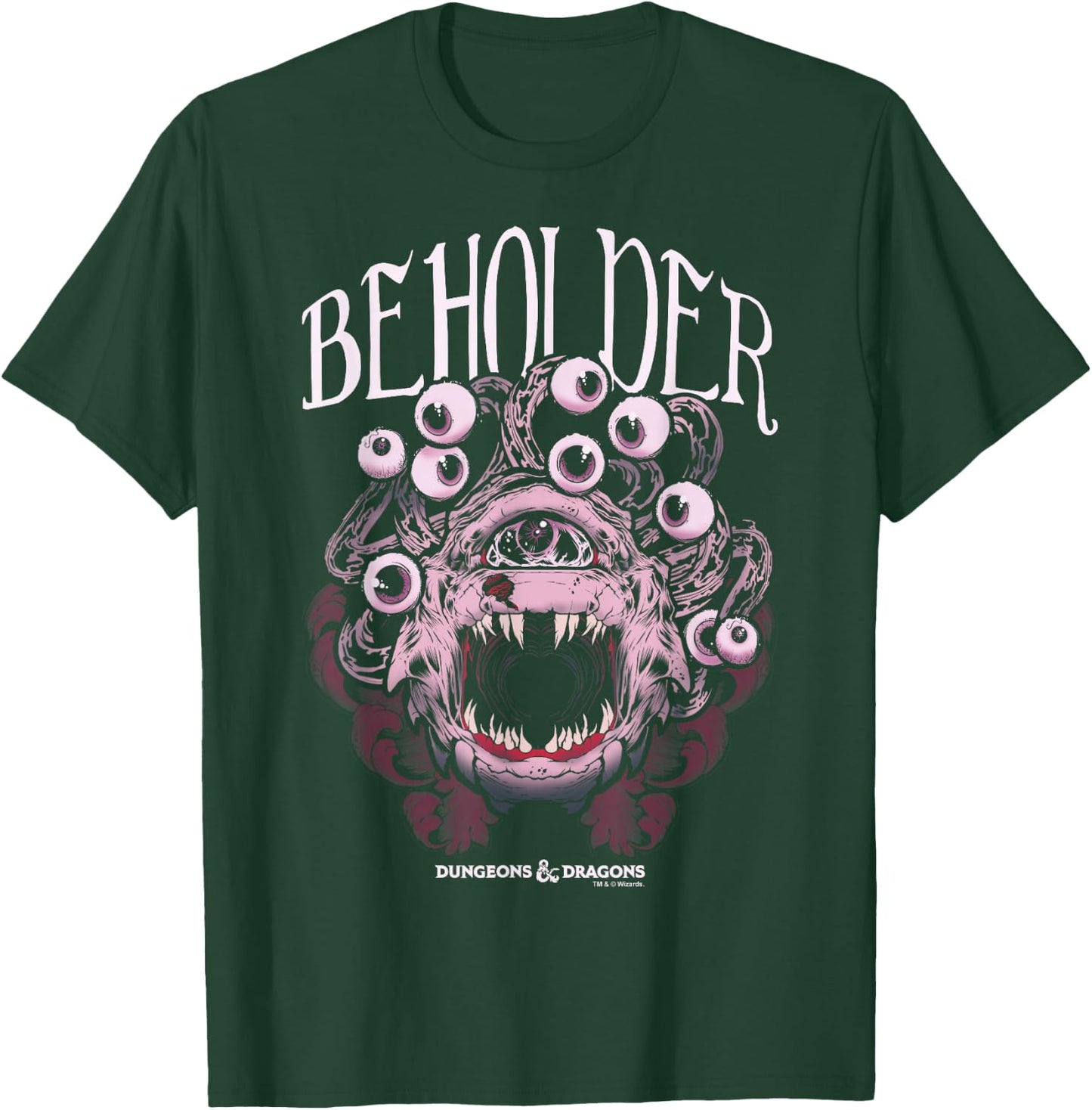 Dungeons & Dragons Beholder Big Face T-Shirt - T-Shirt | Forest