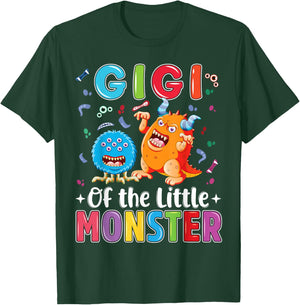 Gigi Of The Little Monster Birthday Family Monster T-Shirt - T-Shirt | Forest