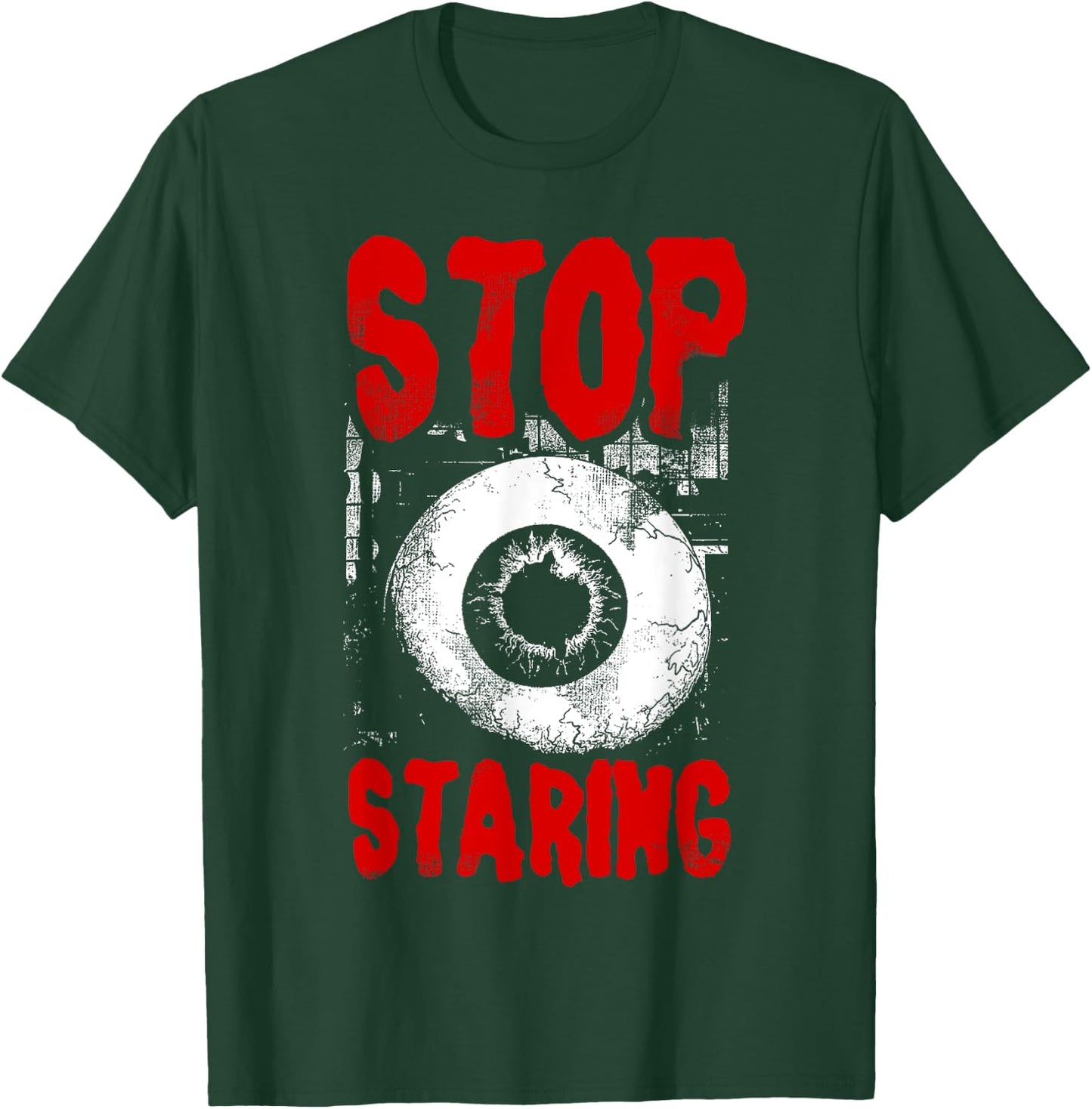 Alternative Style Aesthetic Goth Women - Stop Staring Grunge T-Shirt - T-Shirt | Forest