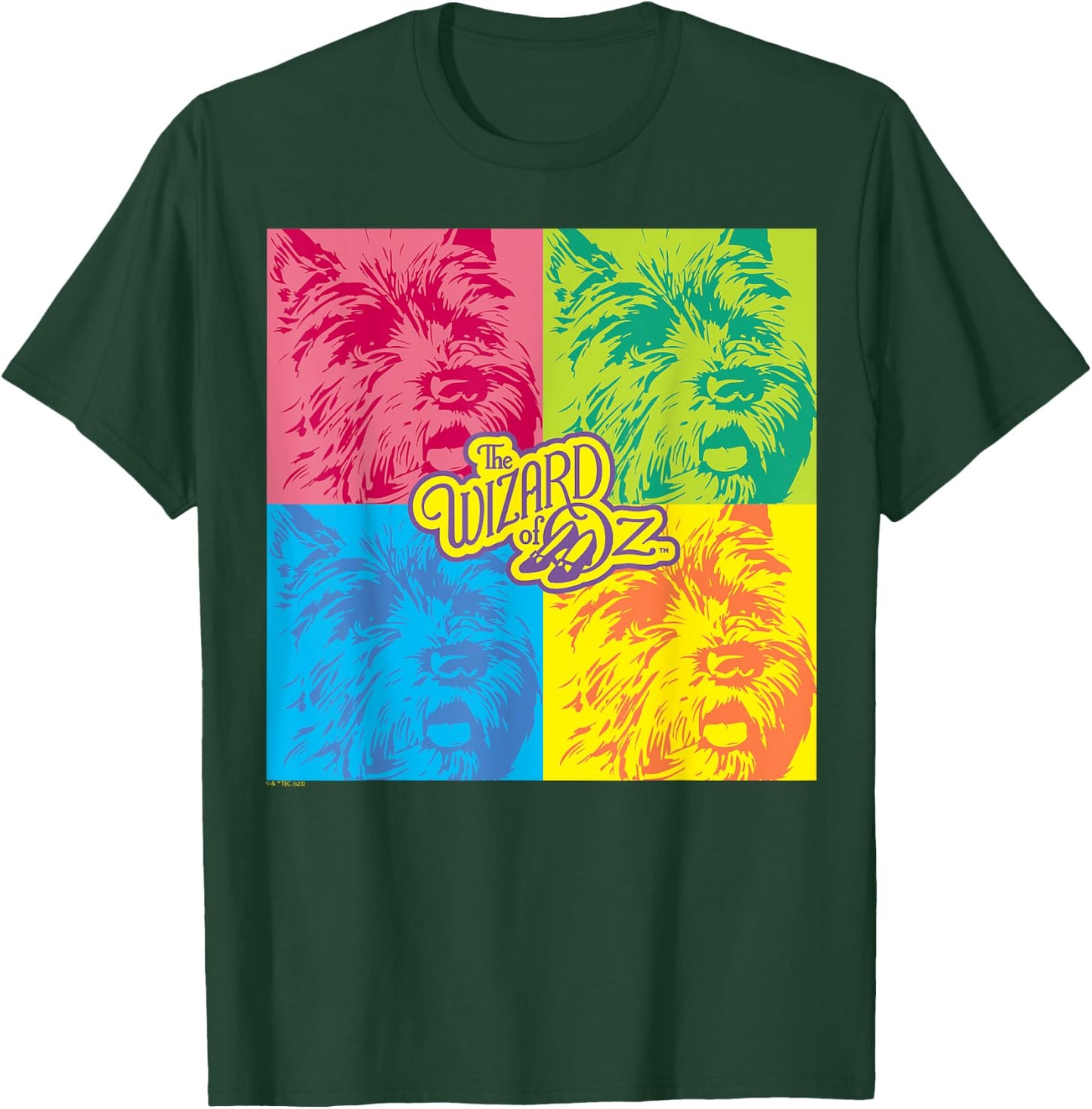 The Wizard Of Oz - Toto Dog Grid T-Shirt - T-Shirt | Forest