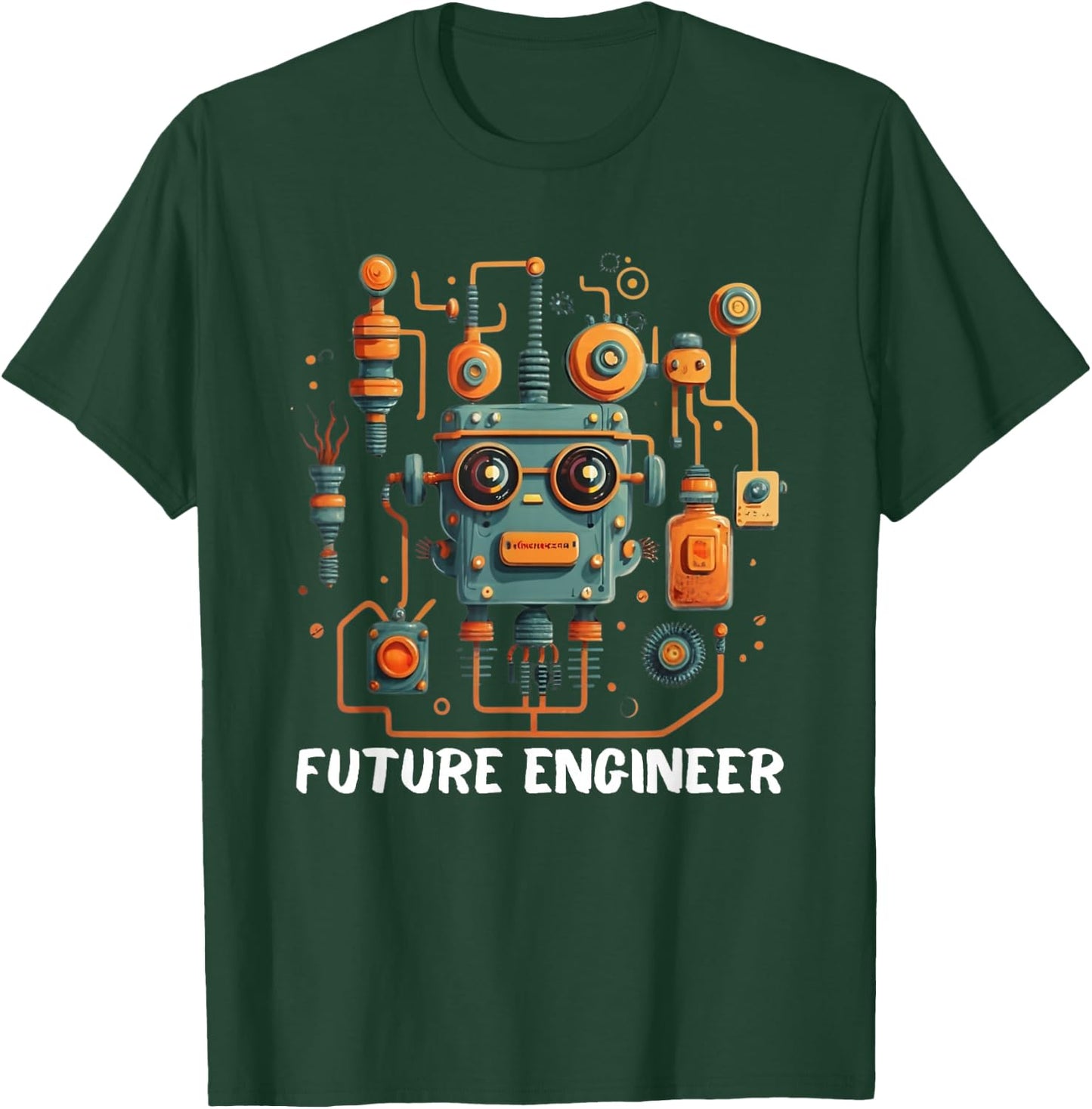 Electrical Engineering Circuit Kids Future Engineer T-Shirt - T-Shirt | Forest