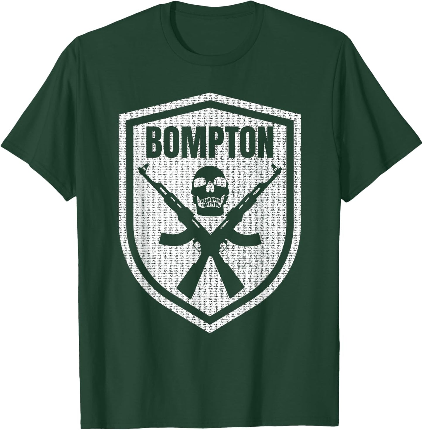 Bompton California Skull AK-47 T-Shirt - T-Shirt | Forest