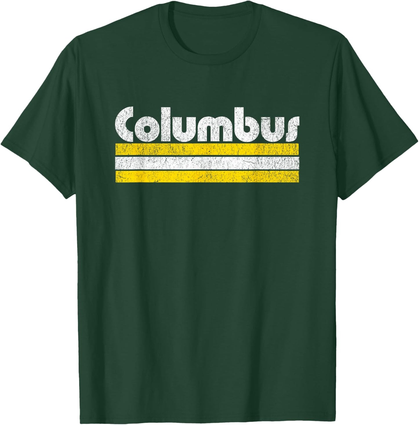 Columbus Soccer Vintage City T-Shirt - T-Shirt | Forest