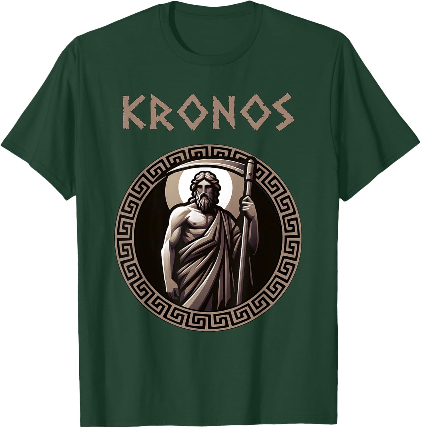 Kronos Ancient Greek Titan Greek Mythology Symbol T-Shirt - T-Shirt | Forest