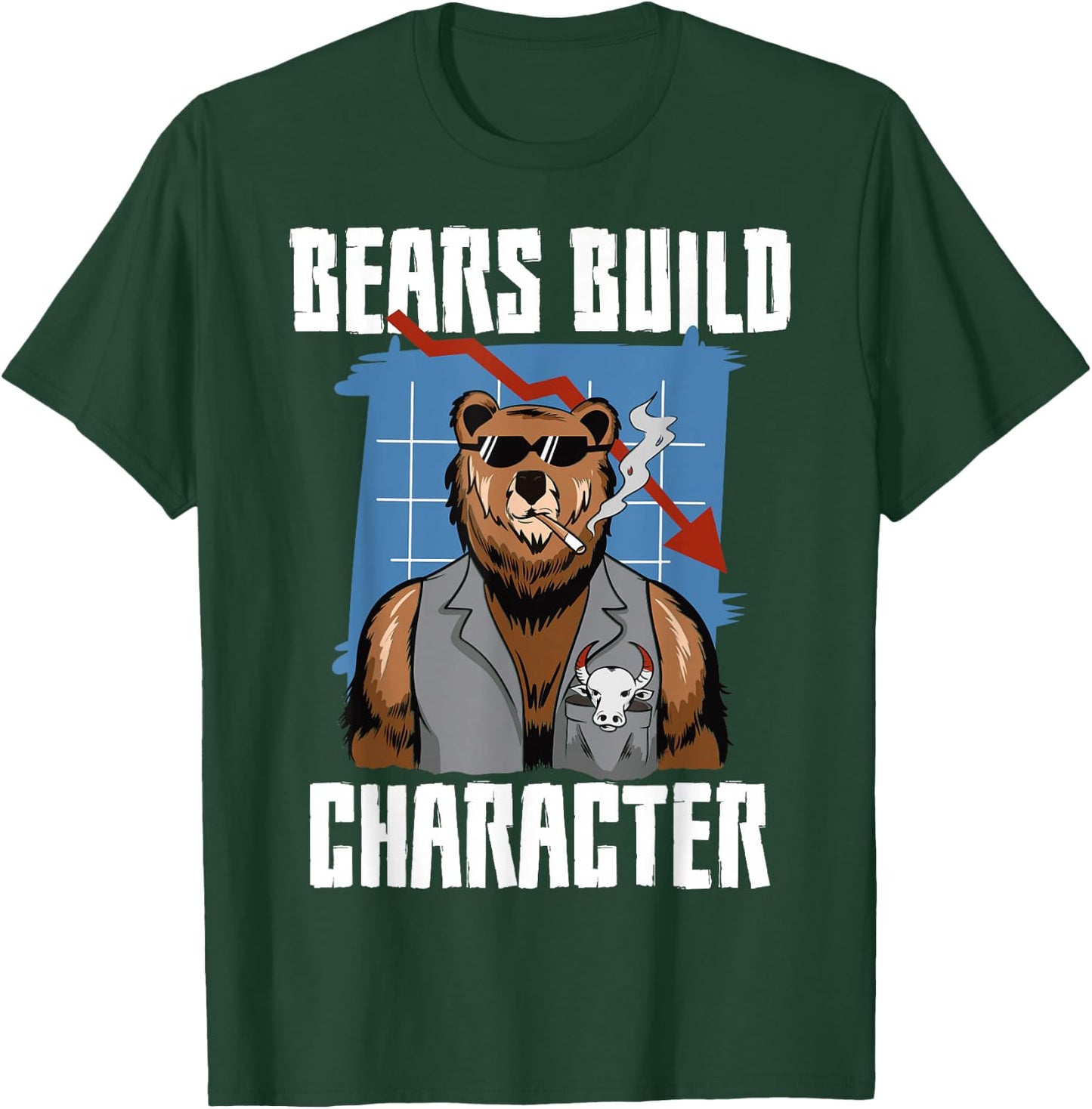 Bear Market Investor Day Trading Stock Exchange Stock Investing T-Shirt - T-Shirt | Forest
