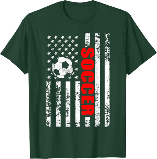 US American Flag Soccer Patriotic Soccer