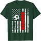 US American Flag Soccer Patriotic Soccer T-Shirt - T-Shirt | Forest