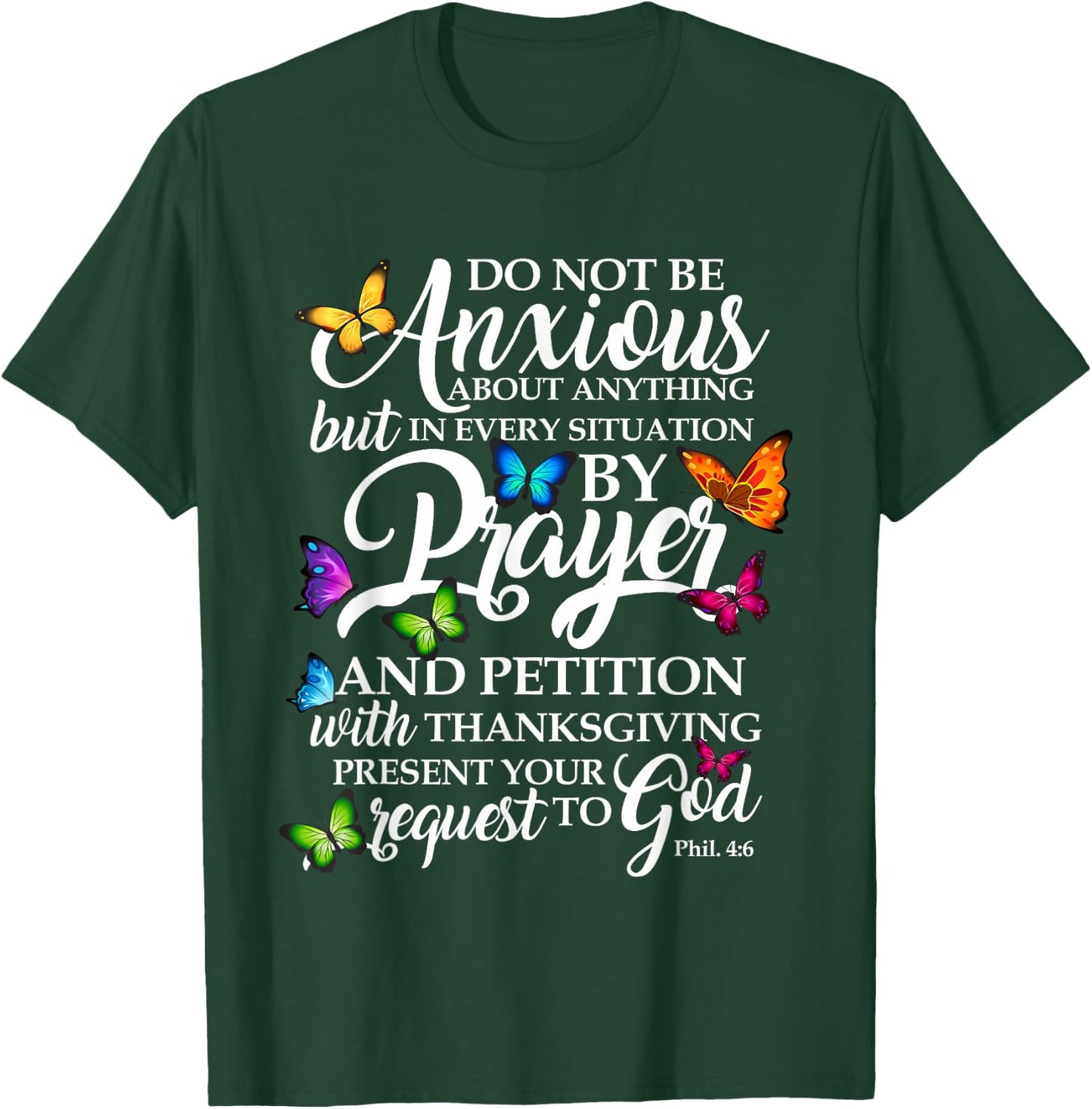 Don't Be Worried About All Butterfly Art - Rel T-Shirt - T-Shirt | Forest