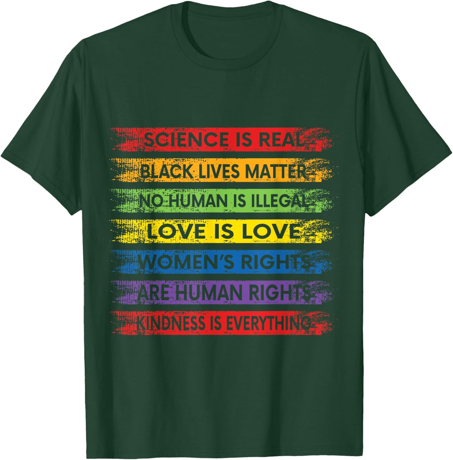 Science Is Real Black Lives Matter Design T-Shirt - T-Shirt | Forest