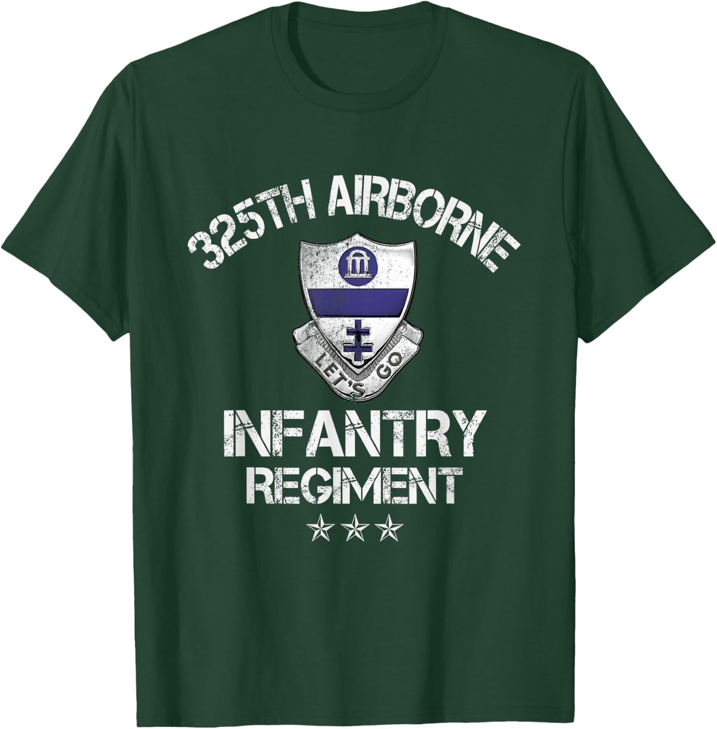 325th Airborne Infantry Regiment Veteran Patriotic Gift T-Shirt - T-Shirt | Forest