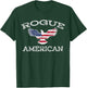 Rogue America Distressed USA Flag Eagle T-Shirt - T-Shirt | Forest