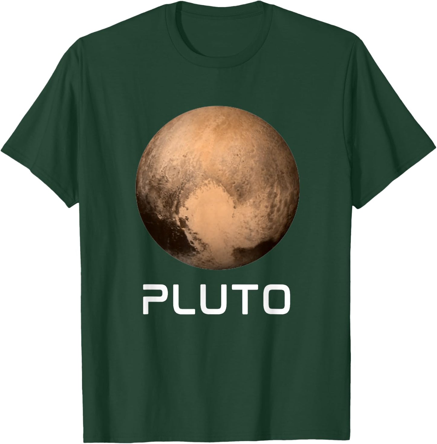 Solar System 9th Planet Pluto Never Forget Outer Space T-Shirt - T-Shirt | Forest