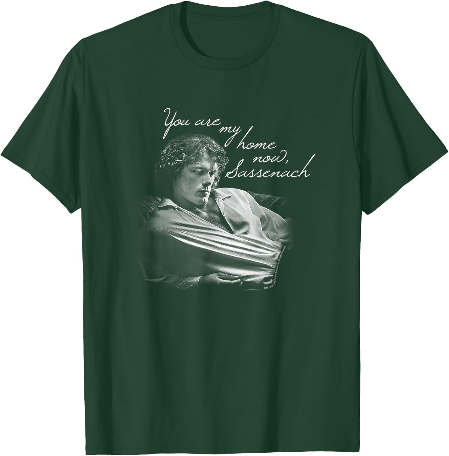 Outlander You are My Home Now Sassenach Small T-Shirt - T-Shirt | Forest