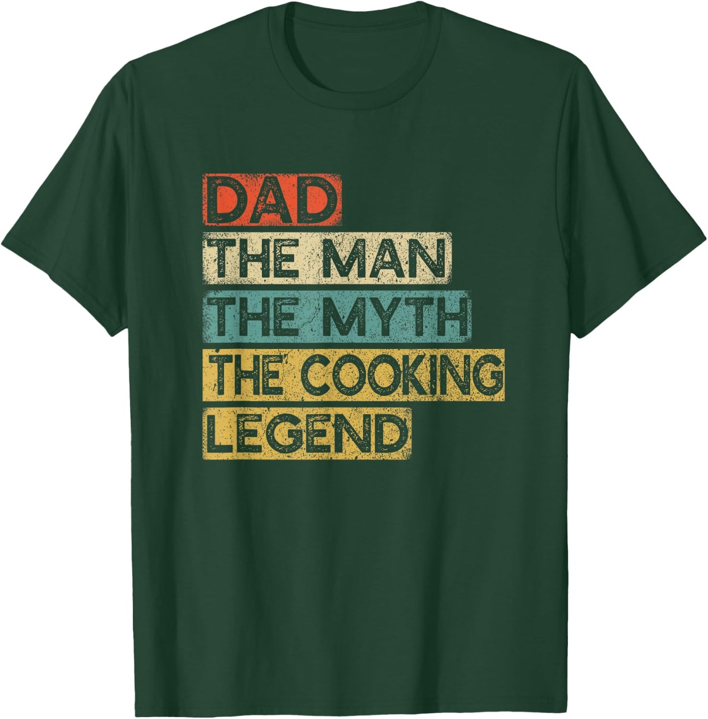 Chef Dad Cooking Legend Home Cook Father's Day T-Shirt - T-Shirt | Forest