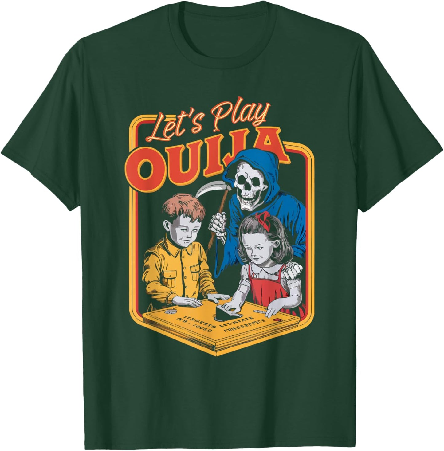 Ouija Board Paranormal Spirit Board Trick Or Treat Halloween T-Shirt - T-Shirt | Forest