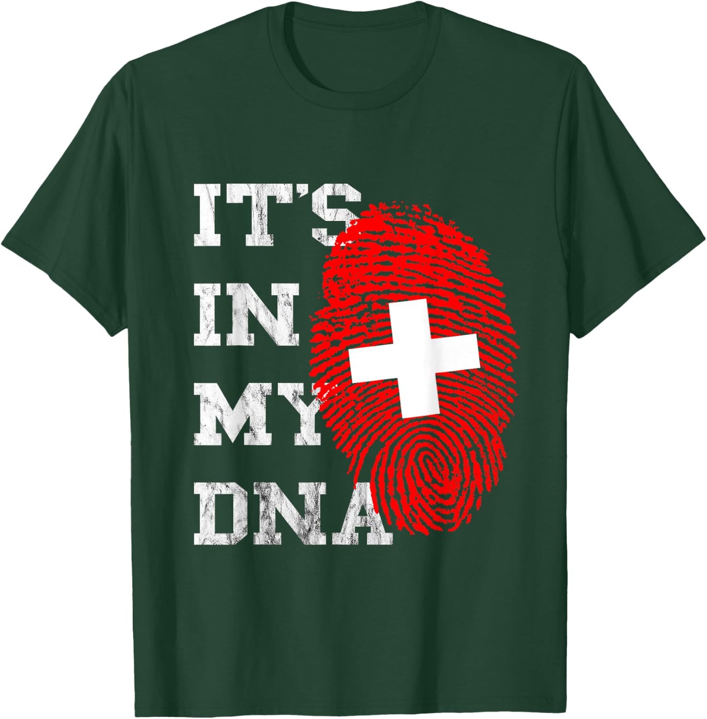 It Is In My DNA Swiss Genetics Swiss Root T-Shirt - T-Shirt | Forest