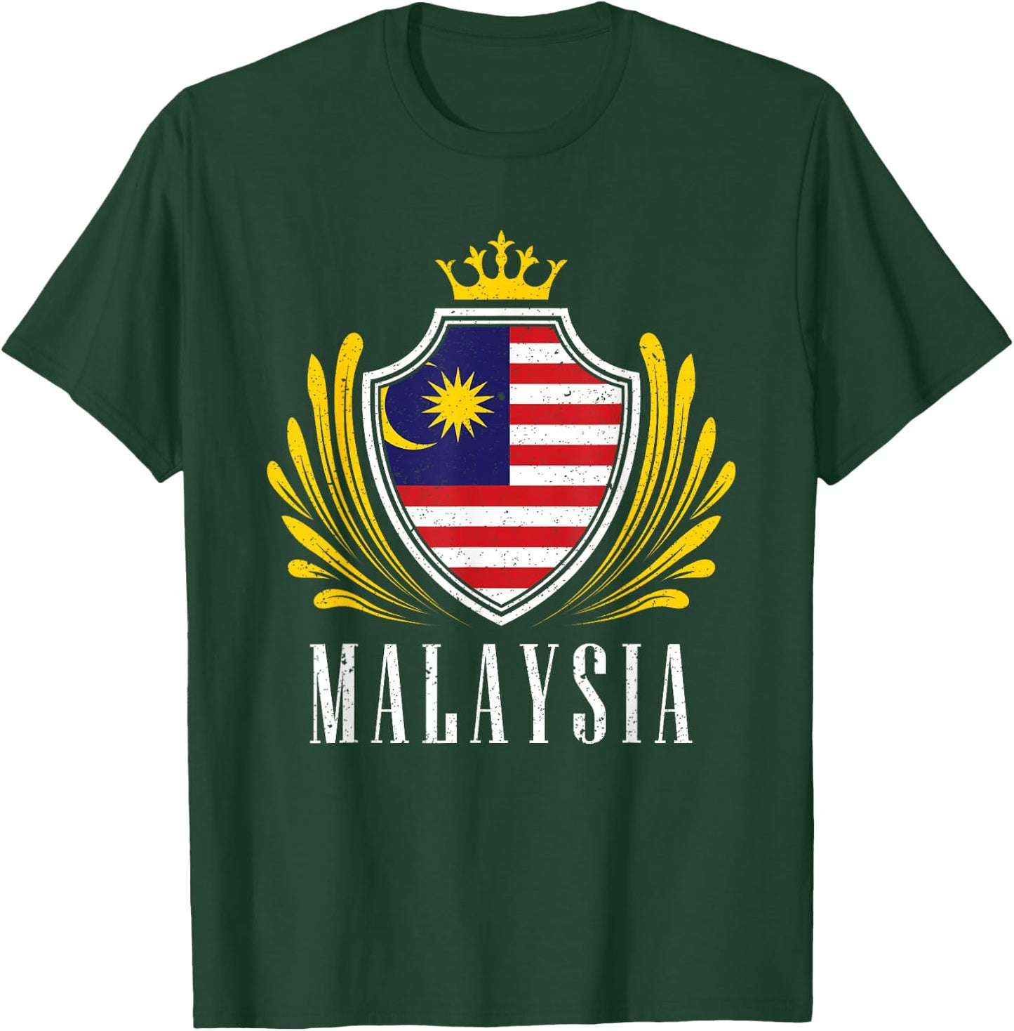 Malaysian Flag Malaysia T-Shirt - T-Shirt | Forest