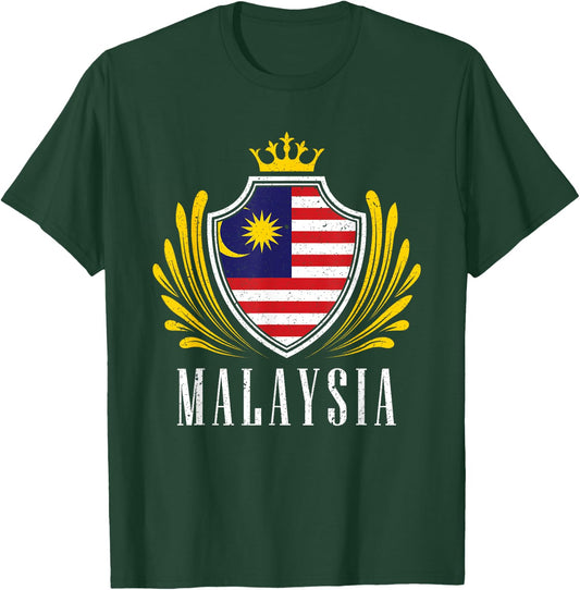 Malaysian Flag Malaysia T-Shirt - T-Shirt | Forest