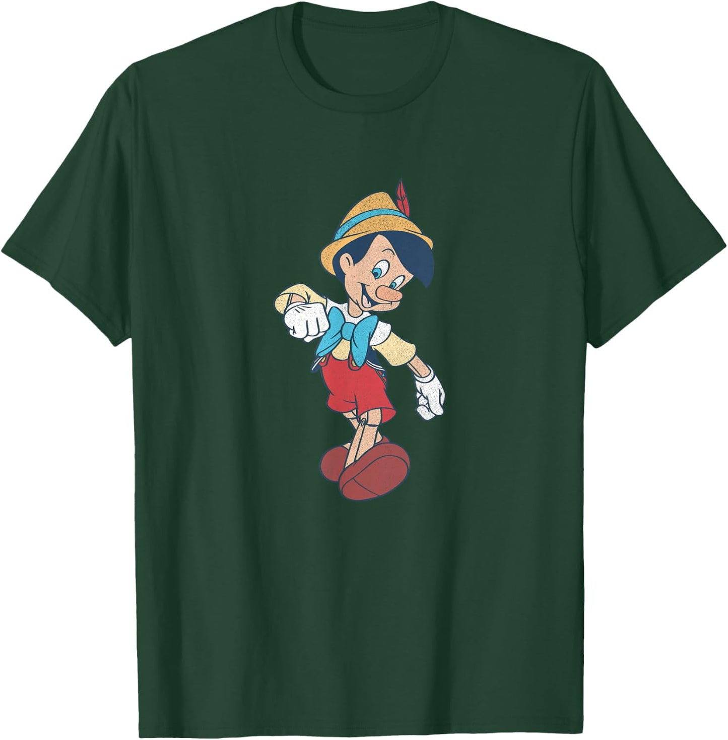 Disney Pinocchio Strutting with A Smile Full Body T-Shirt - T-Shirt | Forest