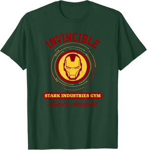 Marvel Iron Man Invincible Stark Industries Gym T-Shirt - T-Shirt | Forest