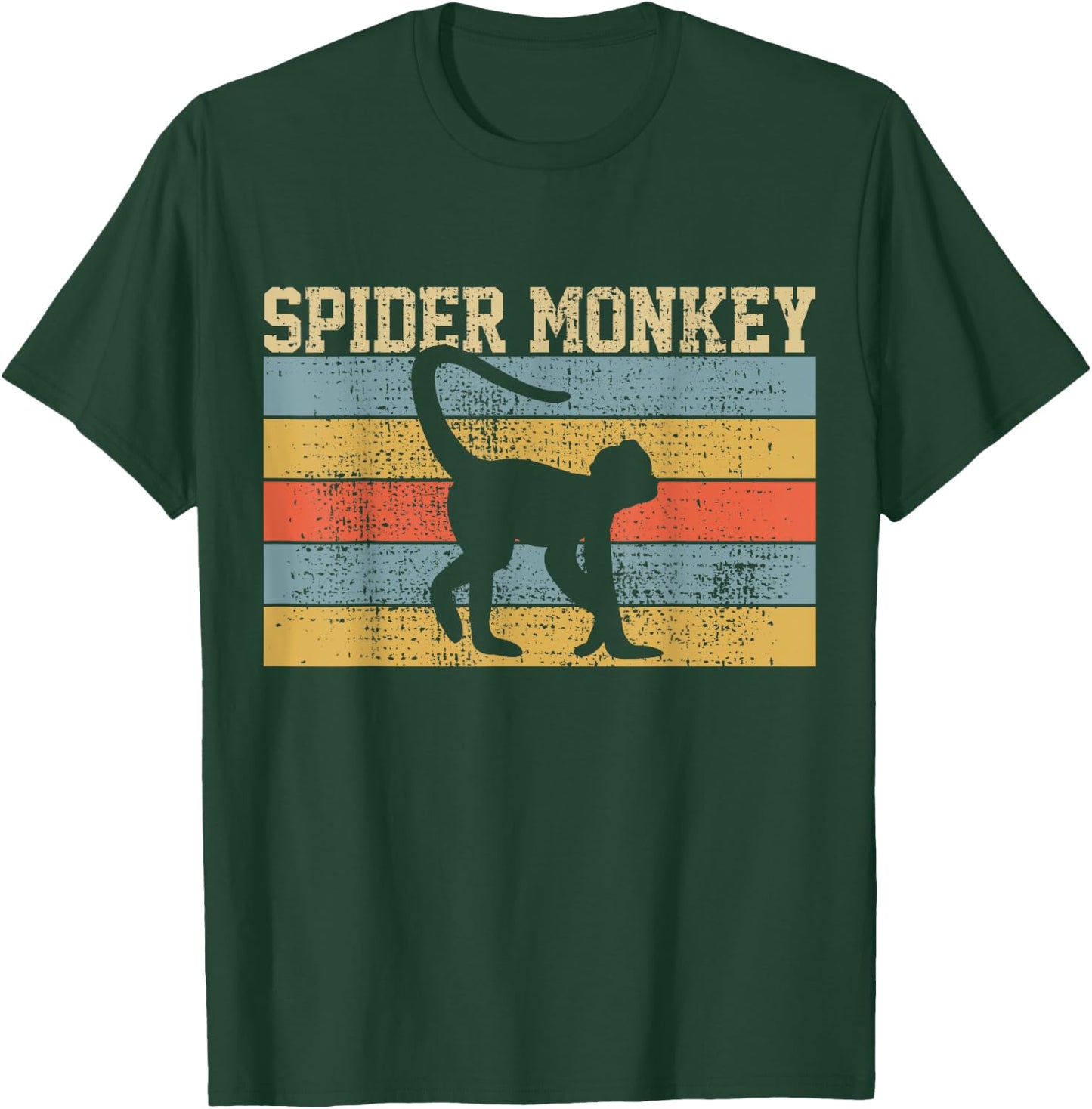 Spider Monkey Vintage T-Shirt - T-Shirt | Forest