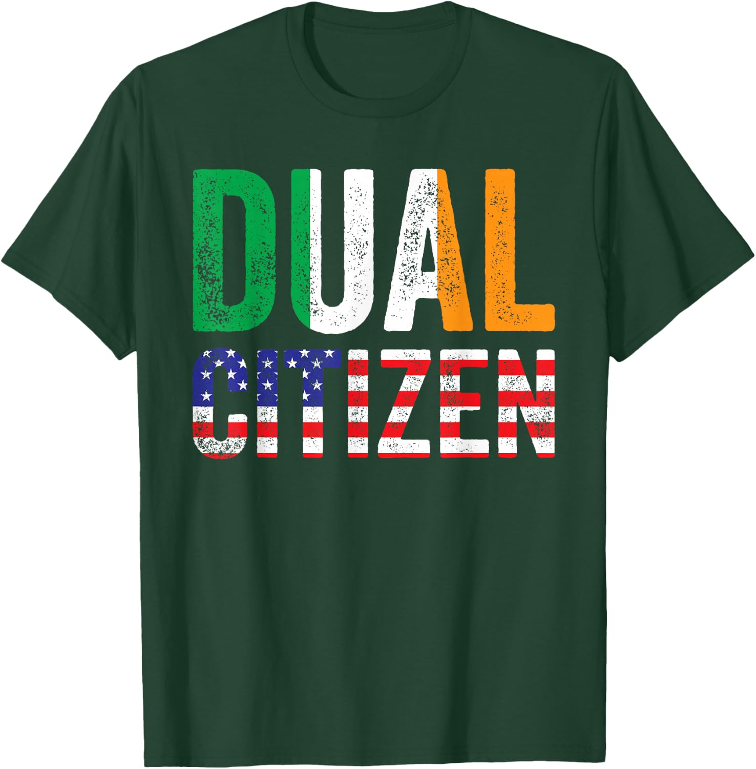 Irish Roots Dual Citizen Ireland Home T-Shirt - T-Shirt | Forest