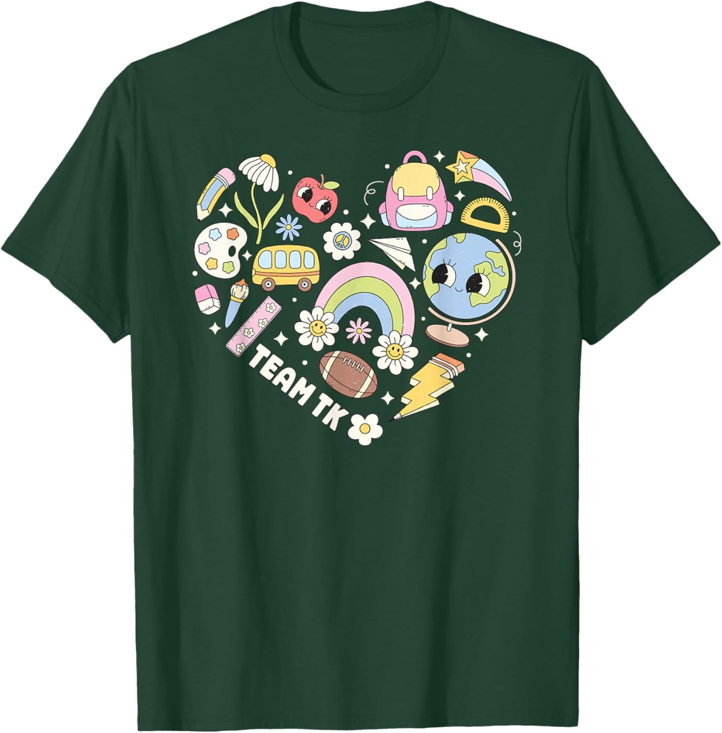 Team TK Teacher Back to School TK Girl Boy Kid TK Team Women T-Shirt - T-Shirt | Forest