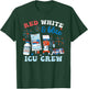 Red White Blue ICU Nurse Crew 4th of July Independence Day Women Men T-Shirt - T-Shirt | Forest