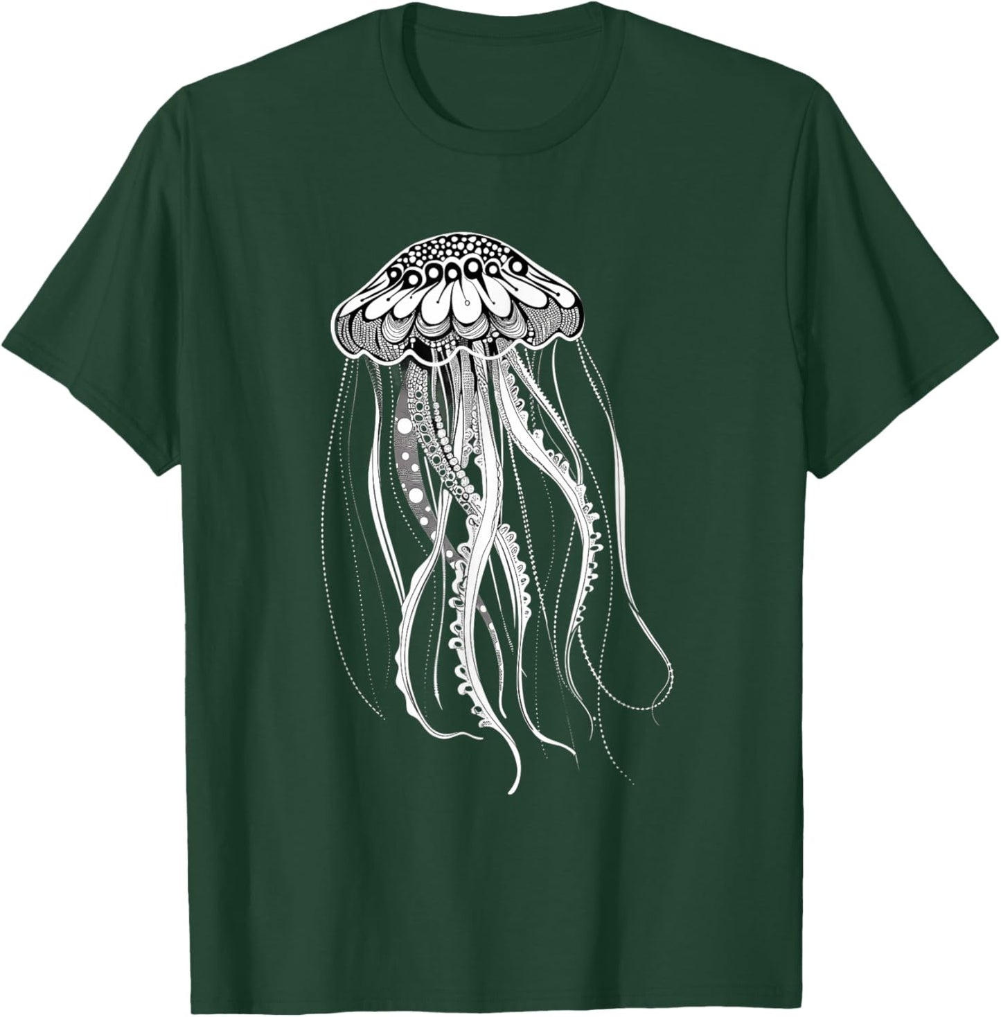 Jellyfish Sea Ocean Jellyfish Artwork Ocean Sea Animal Lover T-Shirt - T-Shirt | Forest
