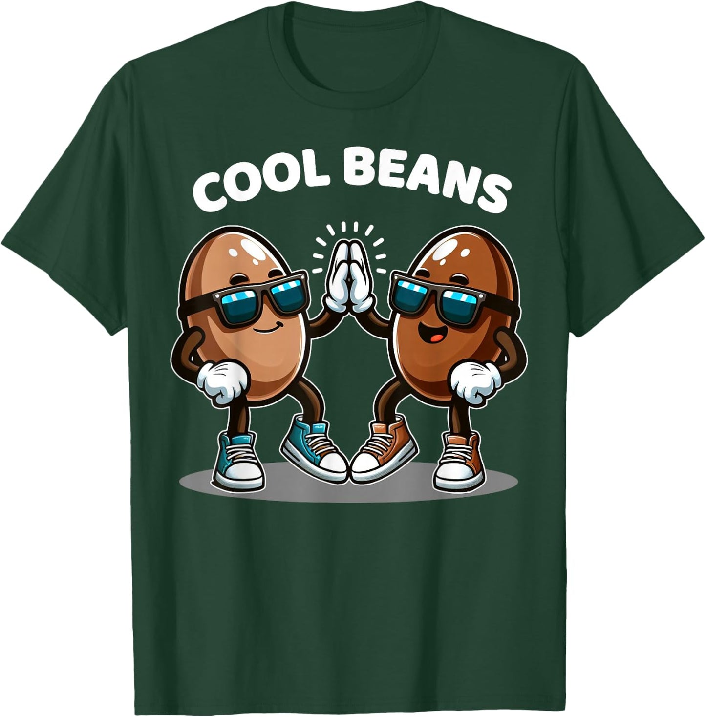 Cool Beans Food Funny Gifts Women Boys Girls Kids T-Shirt - T-Shirt | Forest