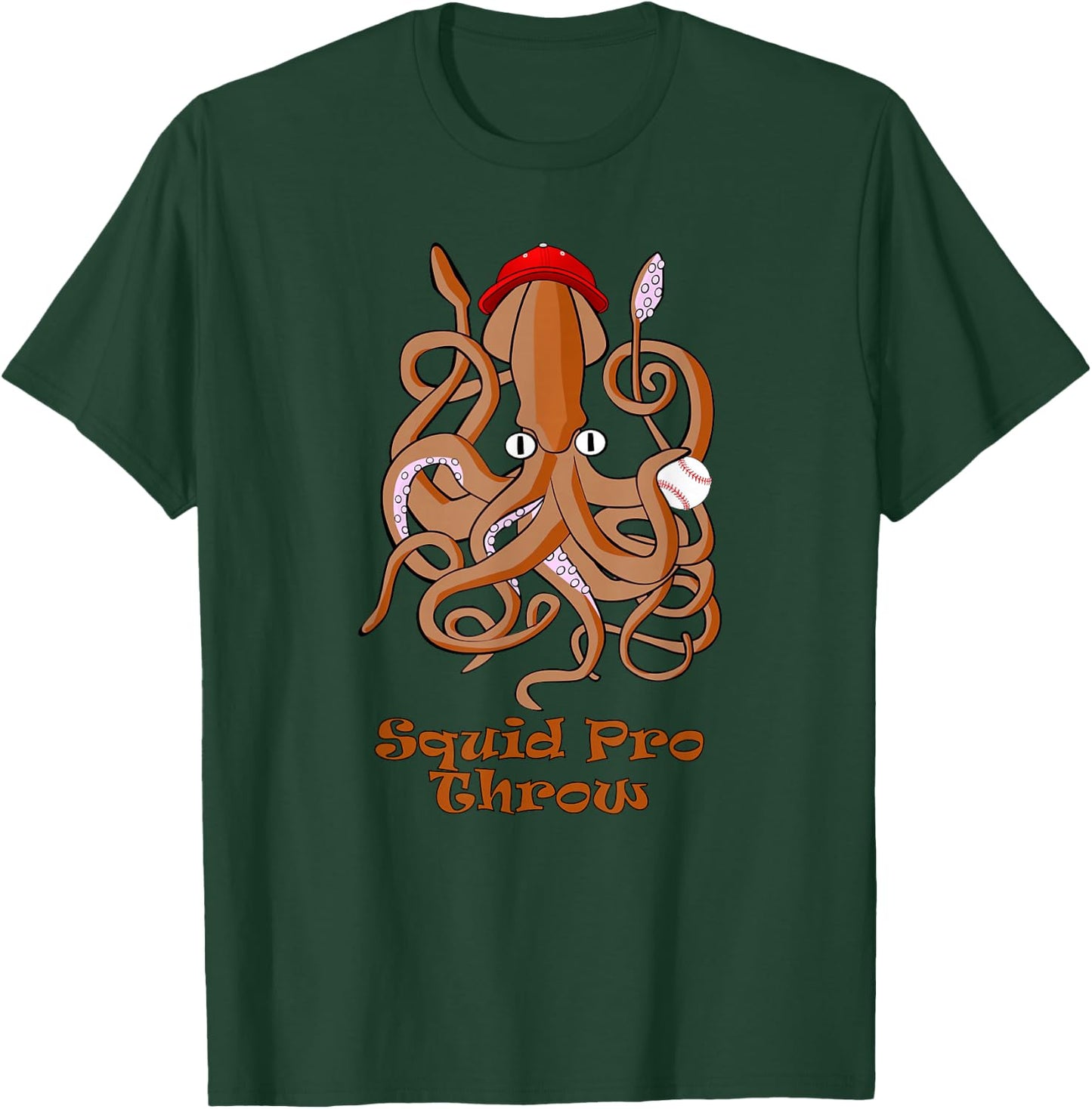 Funny Quid Pro Quo Pun Squid Pro Throw T-Shirt - T-Shirt | Forest