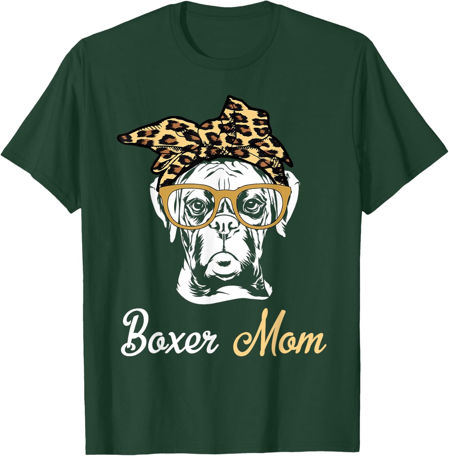 Birthday and Mother's day Gift-Boxer Mom T-Shirt - T-Shirt | Forest
