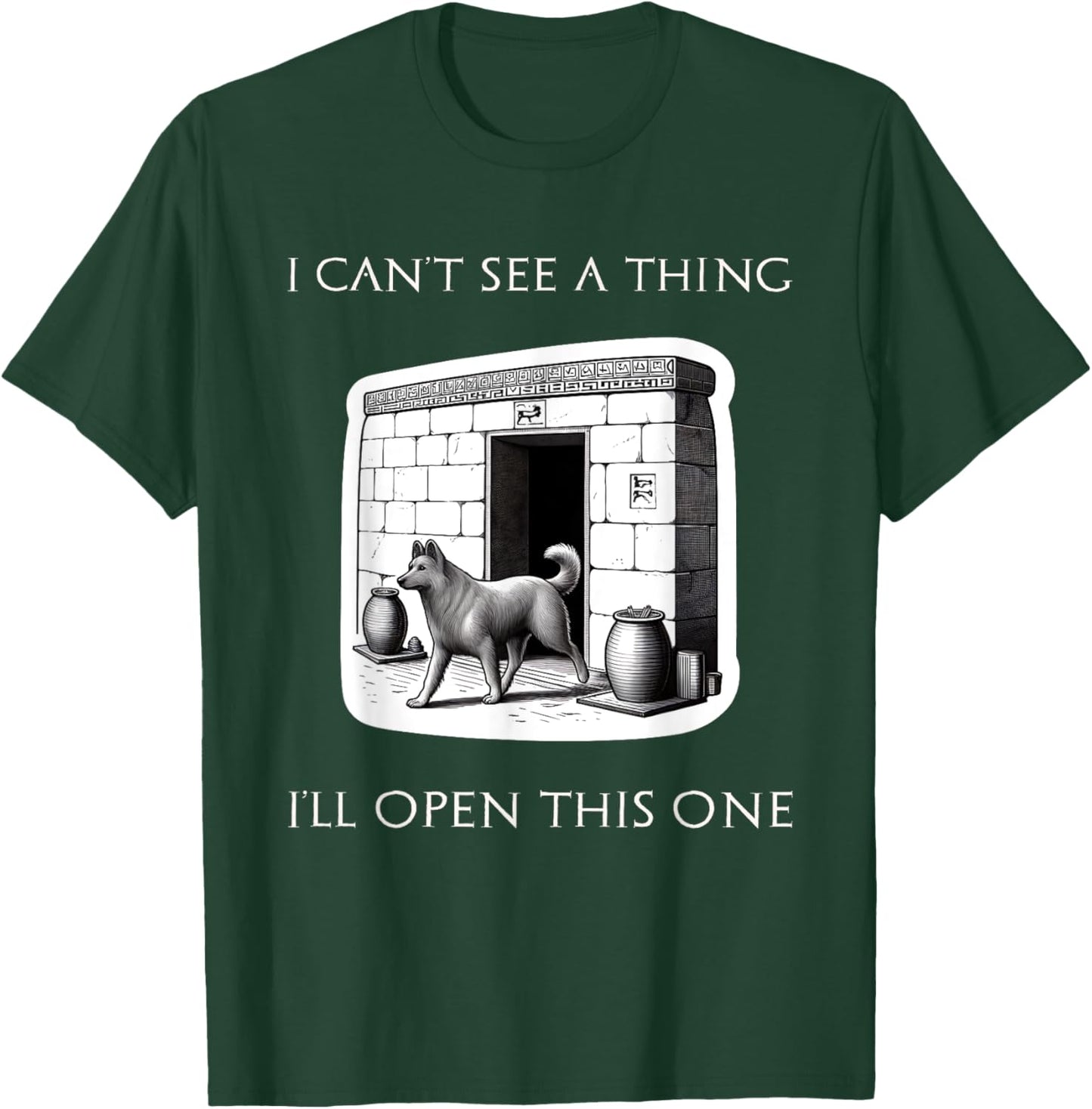 Sumerian Tavern Joke Dog Enters a Tavern with Fun T-Shirt - T-Shirt | Forest