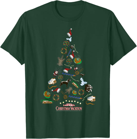 National Lampoon's Christmas Vacation , Black, Small, Short Sleeve, , Classic Fit, Imported T-Shirt - T-Shirt | Forest