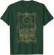 Goth Clothing Tarot Card The Moon Witchy Occult Clothes T-Shirt - T-Shirt | Forest