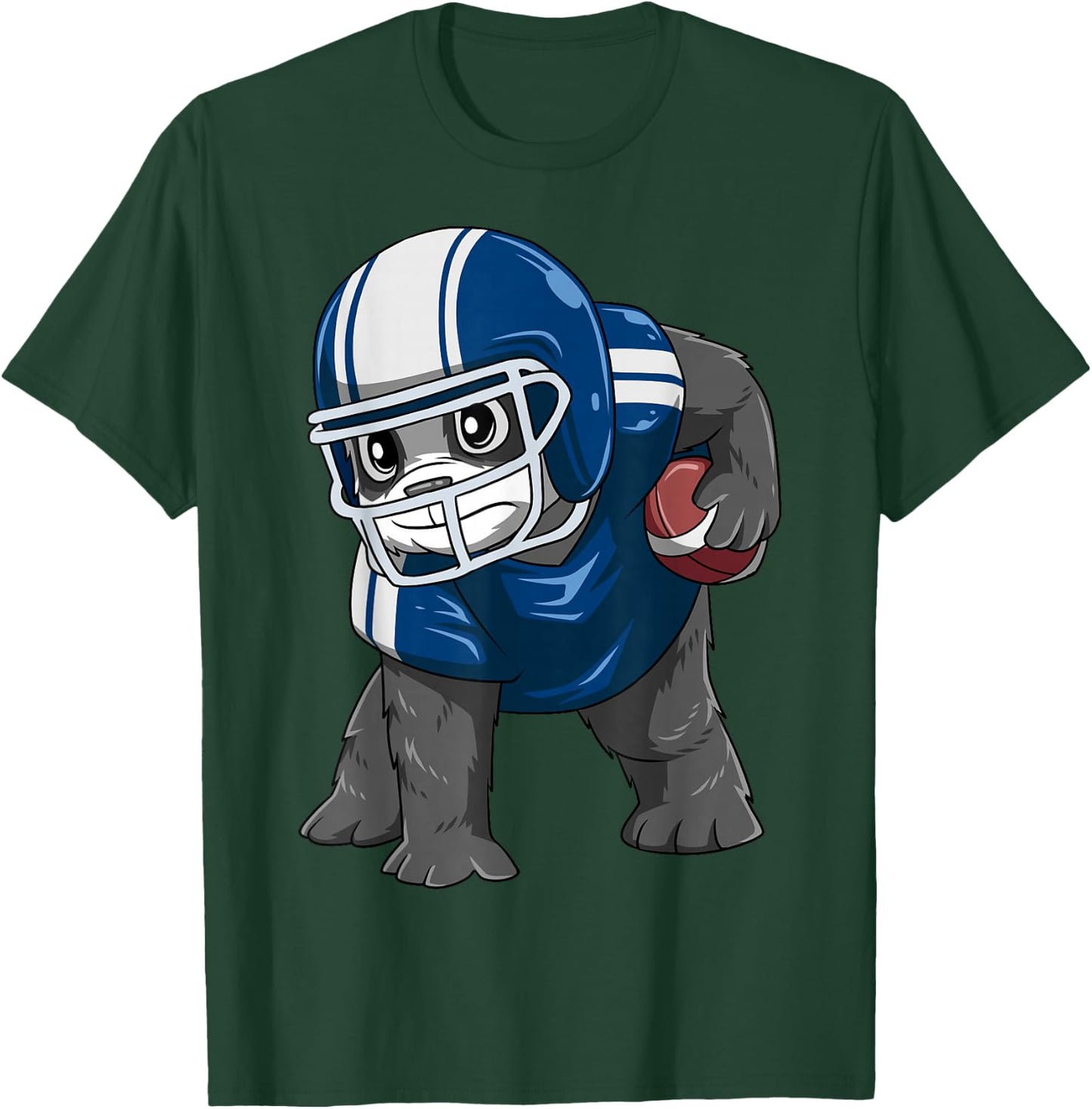 Panda Football Panda Playing Football Panda T-Shirt - T-Shirt | Forest