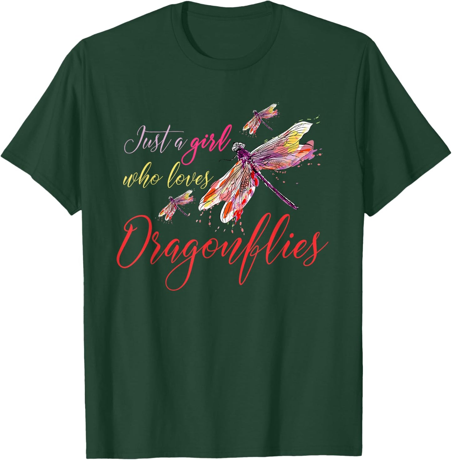 Dragonflies Animals Women Gift Dragonfly T-Shirt - T-Shirt | Forest