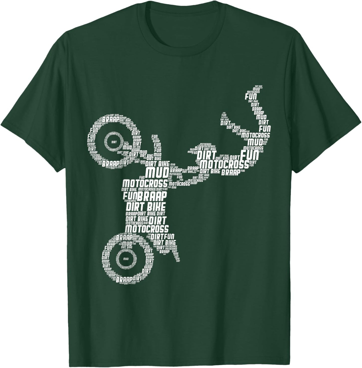 Motocross Enduro Supermoto Bike Dirt Biker Boys T-Shirt - T-Shirt | Forest