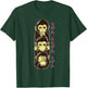 Three Wise Monkeys -See Hear, Speak no Evil - 3 cool Monkeys T-Shirt - T-Shirt | Forest