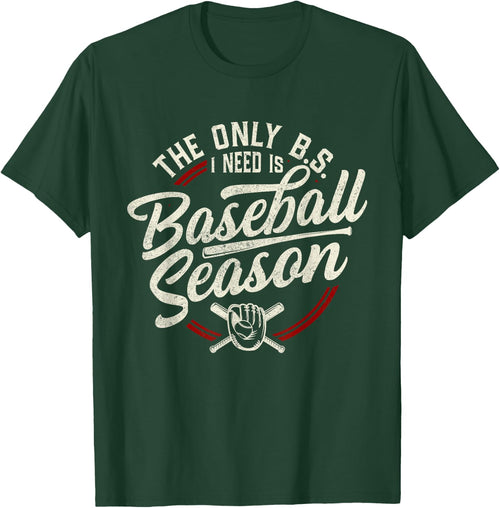 The Only BS I Need is Baseball Season Funny Vintage Baseball