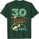 Turning 30 Bass Fish Fisherman 30th Birthday Fishing Gift T-Shirt - T-Shirt | Forest